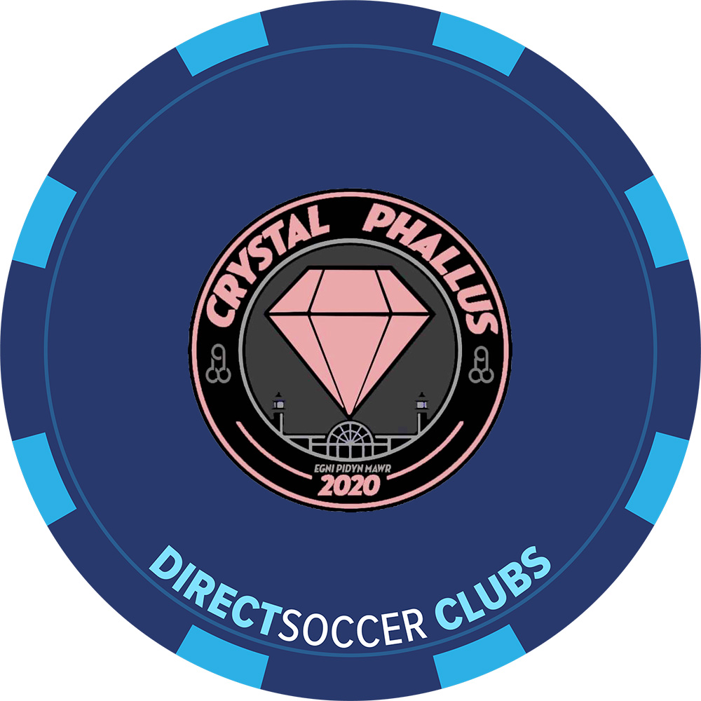 CRYSTAL PHALLUS 6 A SIDE TOKEN