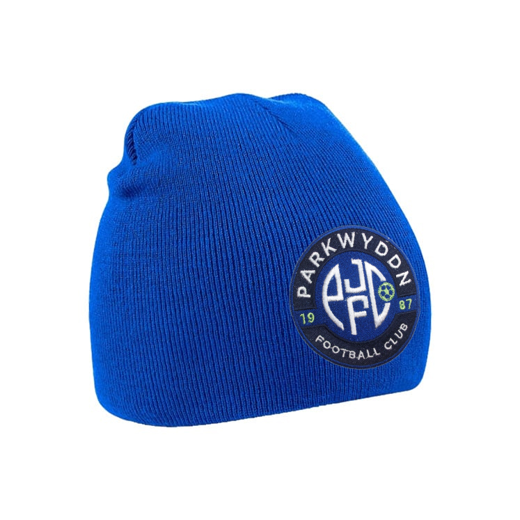 PARKWYDDN JFC Prestige Beanie Hat Inc. Embroidered Badge