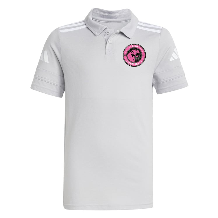LEIGH LIONESSES FC adidas Squadra 25 Cotton Polo Shirt