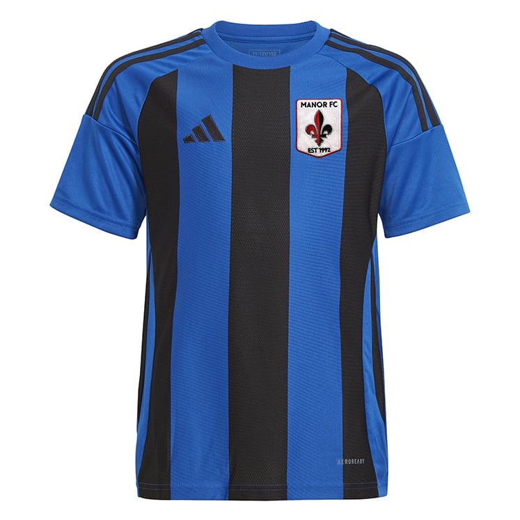 MANOR FC adidas Striped 24 Jersey