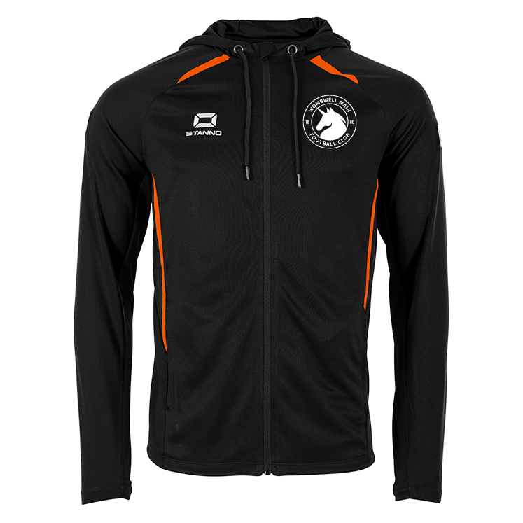 WOMBWELL MAIN Stanno Stadio Hooded Full Zip Top