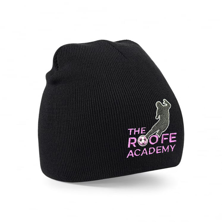 THE ROOFE ACADEMY Prestige Beanie Hat Inc. Embroidered Badge