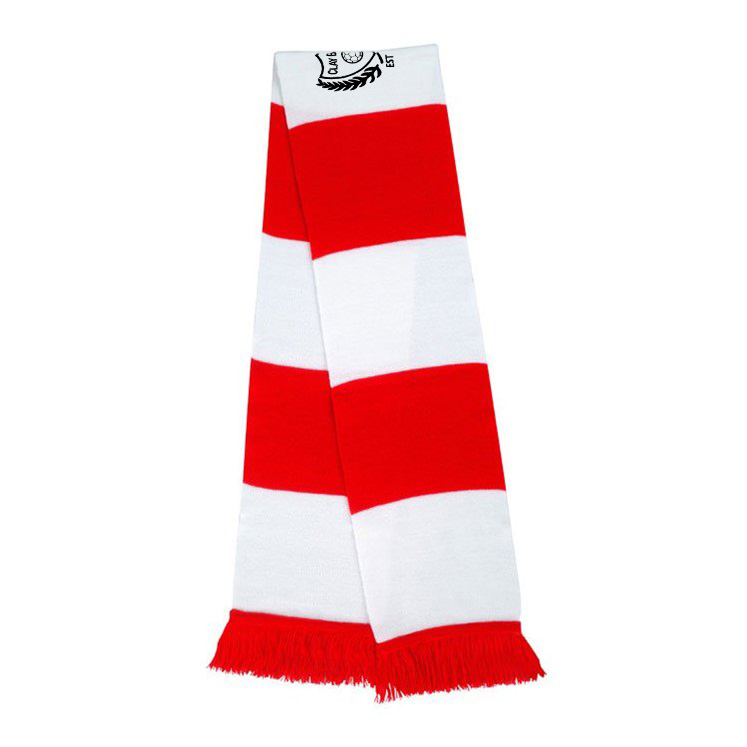 CLAY BROW FC #CLB41-Red/Black Club Scarf