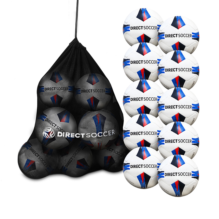 10 x Direct Soccer Rapide Footballs with Free Bag